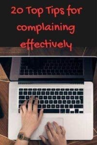 Top 20 tips for complaining