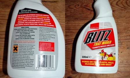 Mis labelled cleaning product ruined clothes how to get the refund