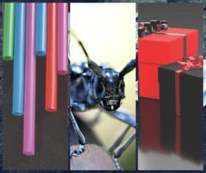 plastic straws, fly, presents