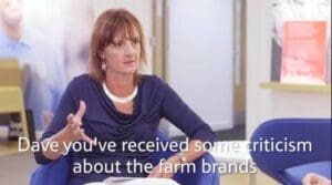 The Complaining Cow asks Tesco Dave Lewis about fake farms