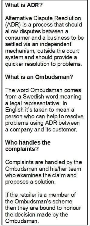 ADR, Ombudsman what it all is