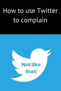 The twitter symbol How not to complain on Twitter
