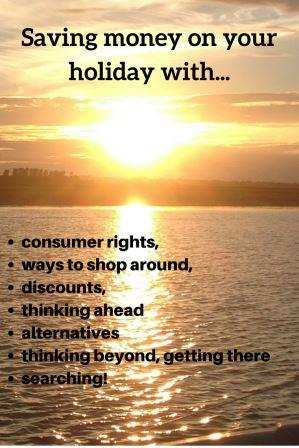 sun setting over water consumer rights, ways to shop around, discounts, alternatives, thinking beyond and searching