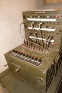 old fashioned dusty switchboard