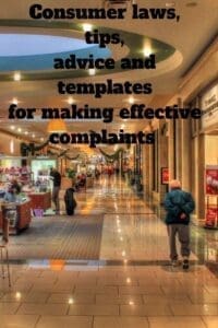 man walking past shops Consumer laws tips templates for making effective complaints
