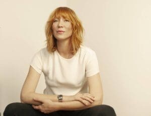Lora Gene sitting down