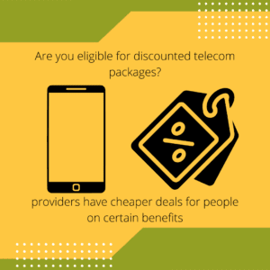 outline black phone graphic on yellow background