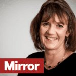 Helen Dewdney head shoulders Mirror strapline