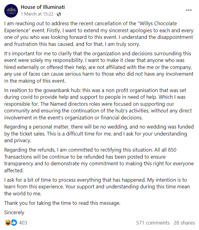 Statement