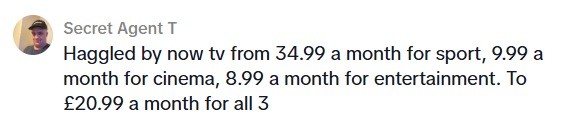 FB comment about wining at haggling