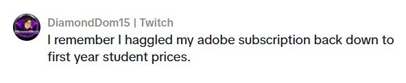 FB comment about wining at haggling